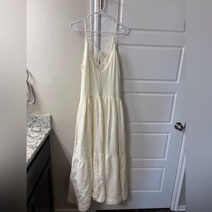 Chic Cream Maxi Dress